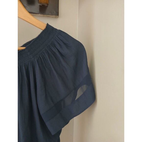 Ramy Brook Smocked Off-the-Shoulder Blouse - Picture 3 of 10